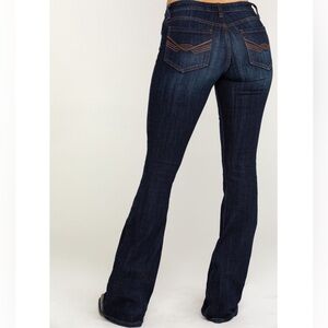 Dark-Wash Idyllwind Bootcut Jeans